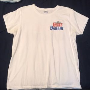 Dixie Darlin red white and blue T-shirt